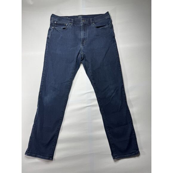 J. Crew Men's Dark Wash Style 1040 Tapered Leg Blue Denim Jeans - Size 33x28.5 - Picture 1 of 8